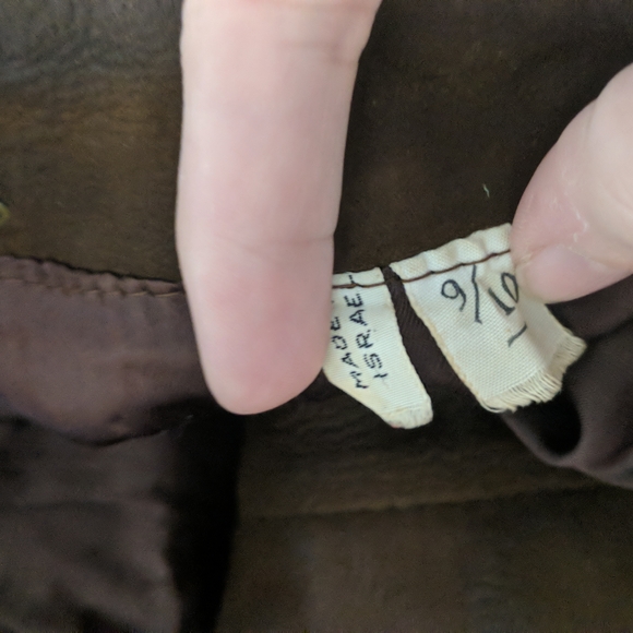 One of a Kind* Vintage handmade super supple leather or lambskin mini skirt - Picture 4 of 8